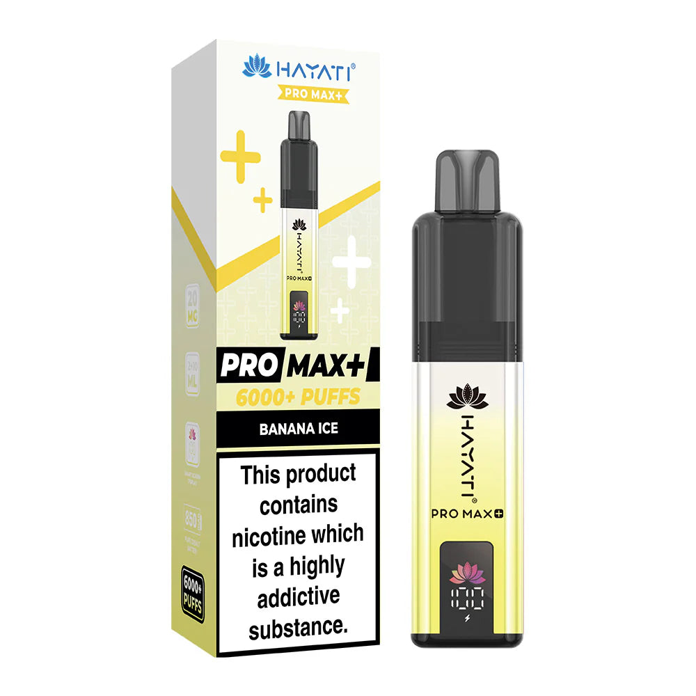 Hayati PRO MAX+ 6000+ Kits Banana Ice