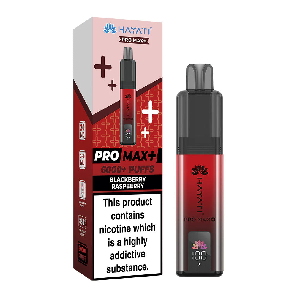 Hayati PRO MAX+ 6000+ Kits Blackberry Raspberry