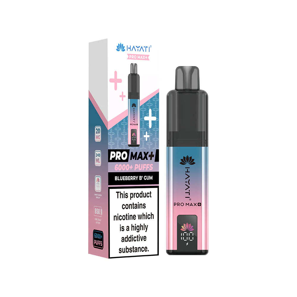 Hayati PRO MAX+ 6000+ Kits Blueberry B'gum