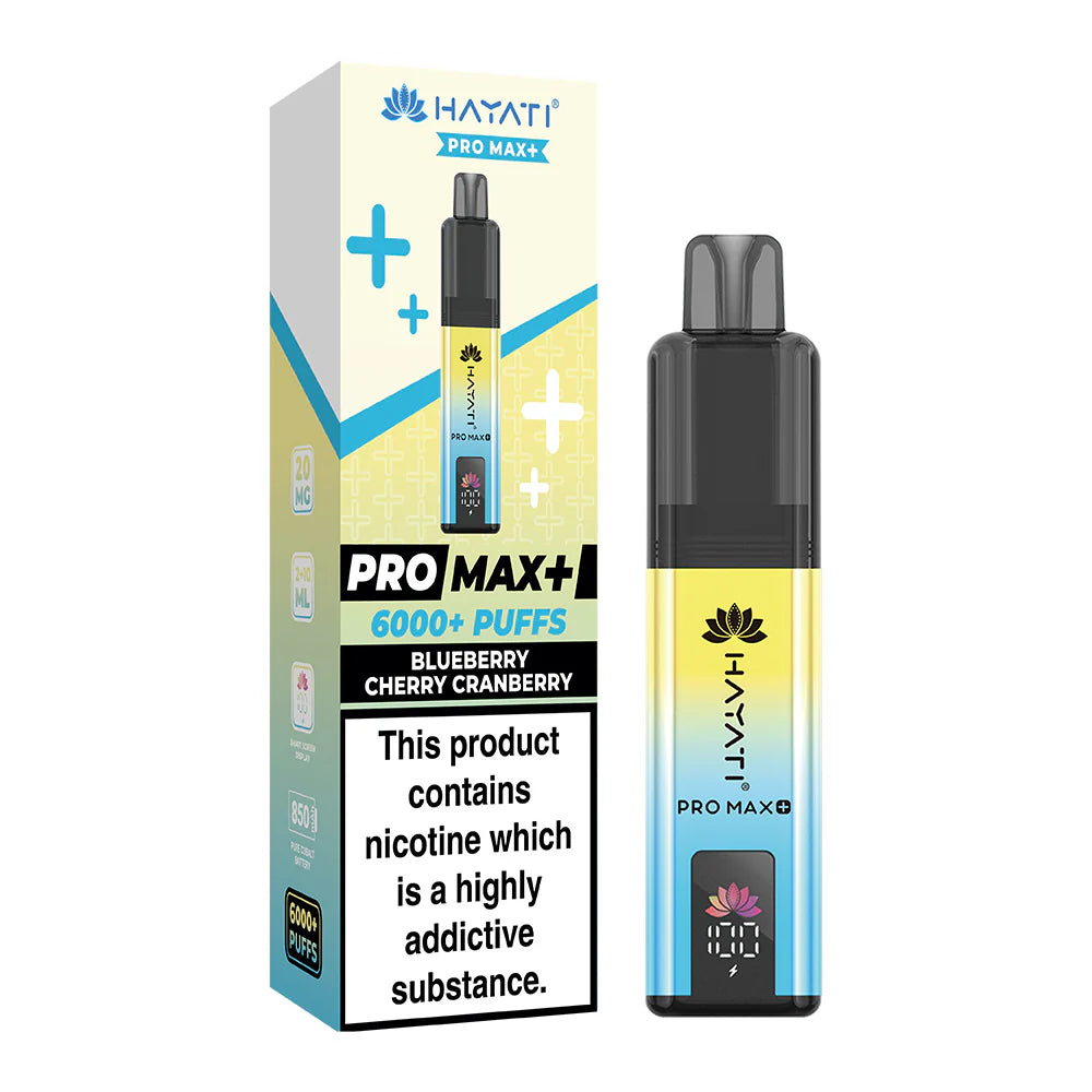 Hayati PRO MAX+ 6000+ Kits Blueberry Cherry Cranberry