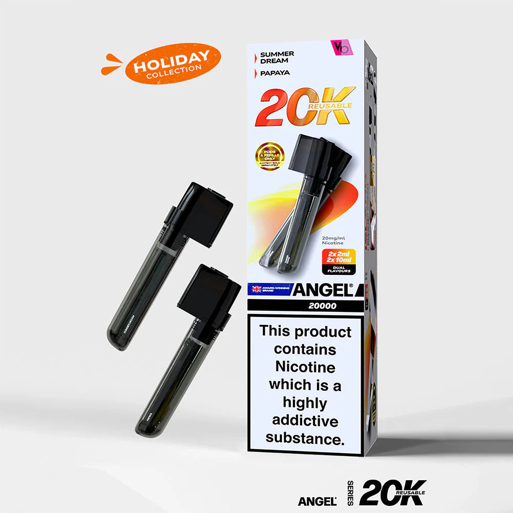 Angel 20K PUFF Pods 2x (2ml pod+ 10ml refill)