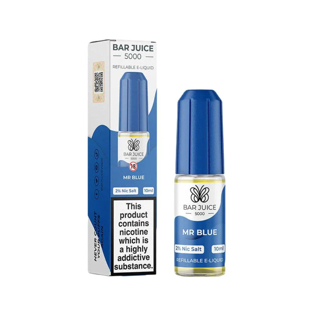 Bar Juice 5000 Nic Salt Mr Blue