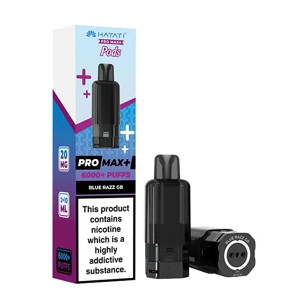 Hayati Pro Max+ 6000+ Pods Blue Razz GB