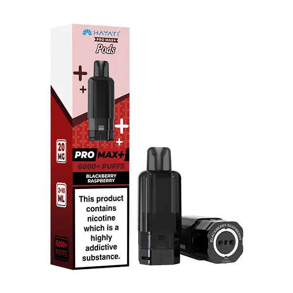 Hayati Pro Max+ 6000+ Pods Blackberry Raspberry