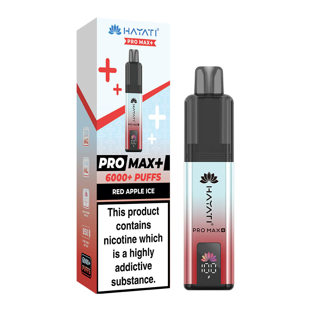 Hayati PRO MAX+ 6000+ Kits Red Apple Ice