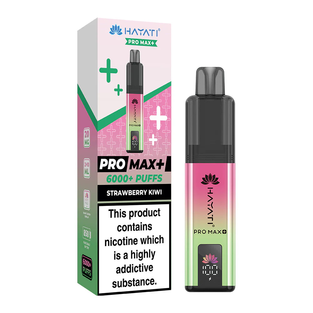 Hayati PRO MAX+ 6000+ Kits Strawberry Kiwi