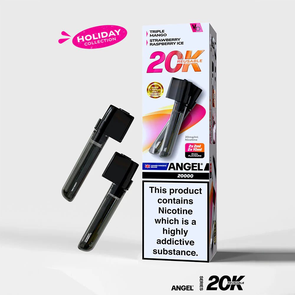Angel 20K PUFF Pods 2x (2ml pod+ 10ml refill)
