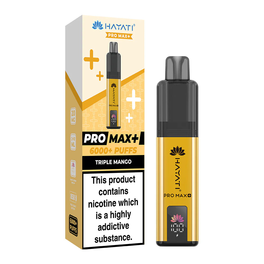 Hayati PRO MAX+ 6000+ Kits Triple Mango