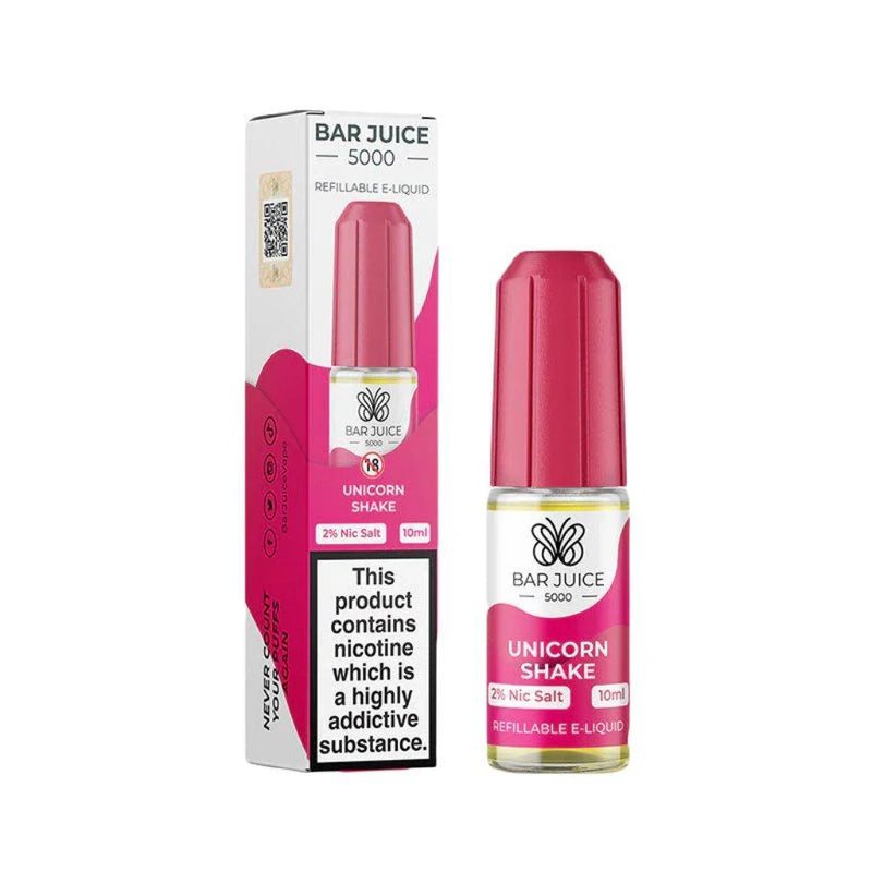 Bar Juice 5000 Nic Salt Unicorn Shake