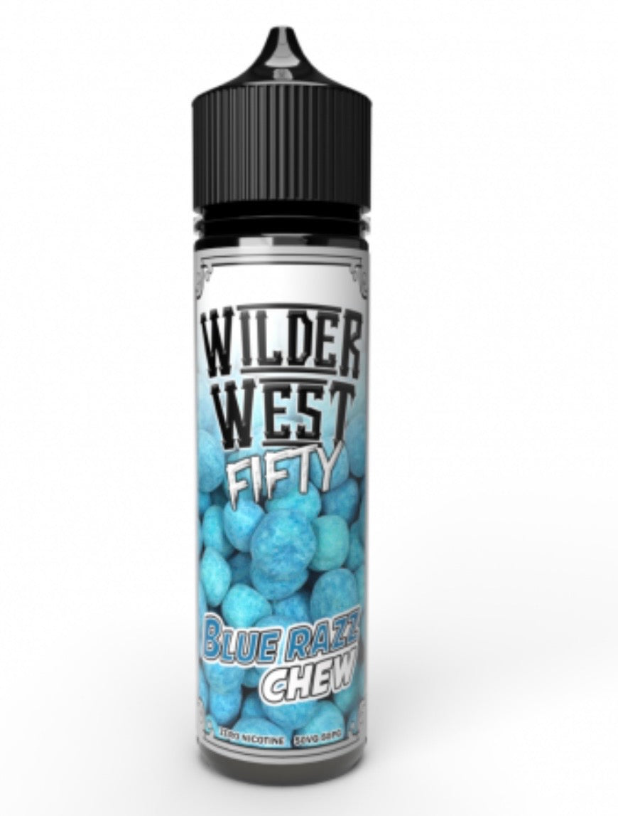 Wilder West Fifty Blue Razz Chew