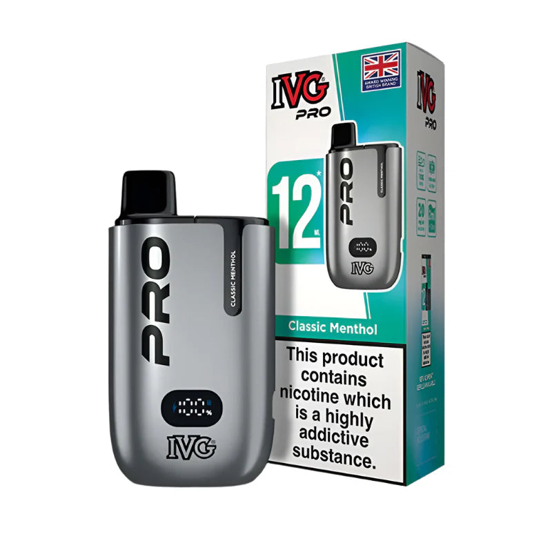 IVG Pro Legal 12K Big Puff Kit Classic Menthol