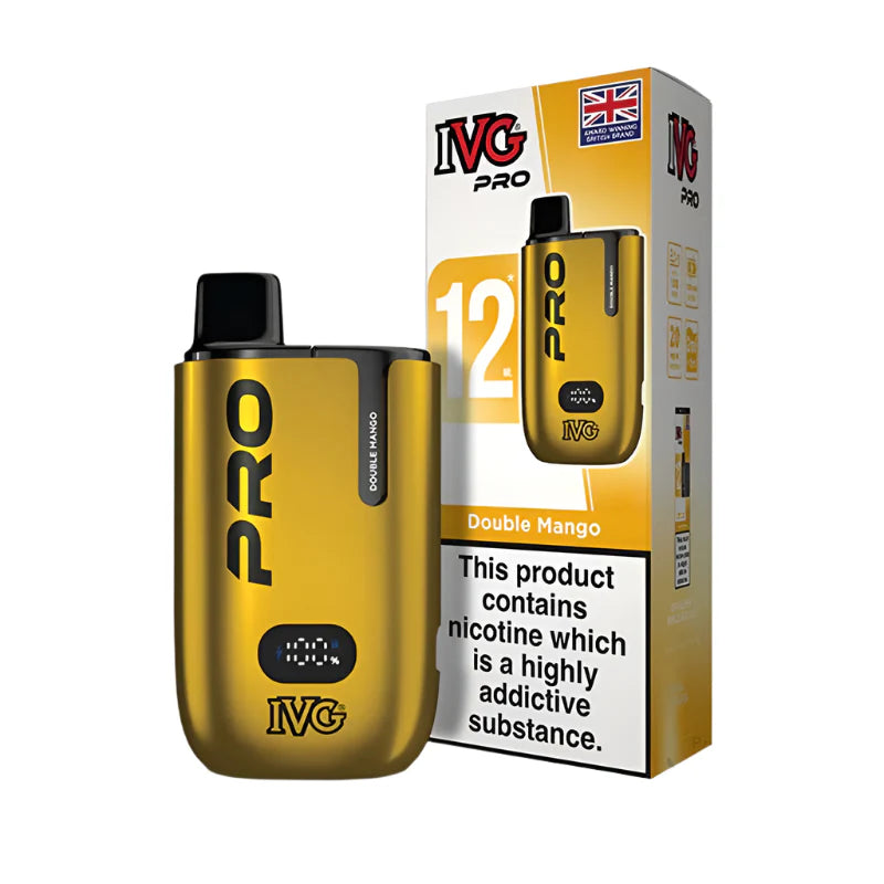 IVG Pro Legal 12K Big Puff Kit Double Mango