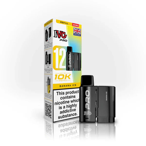 IVG Pro 12 Prefilled Replacement Pods Banana Ice