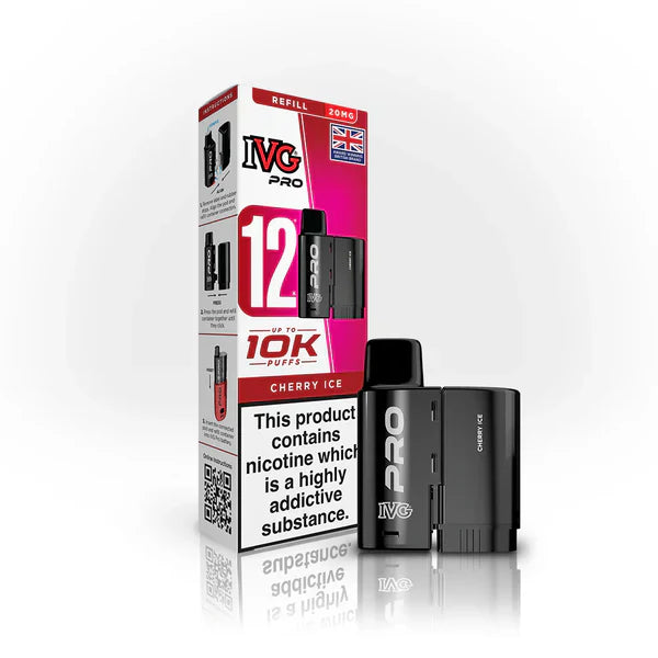 IVG Pro 12 Prefilled Replacement Pods Cherry Ice