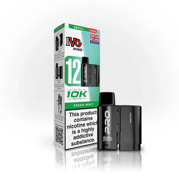 IVG Pro 12 Prefilled Replacement Pods Fresh Mint