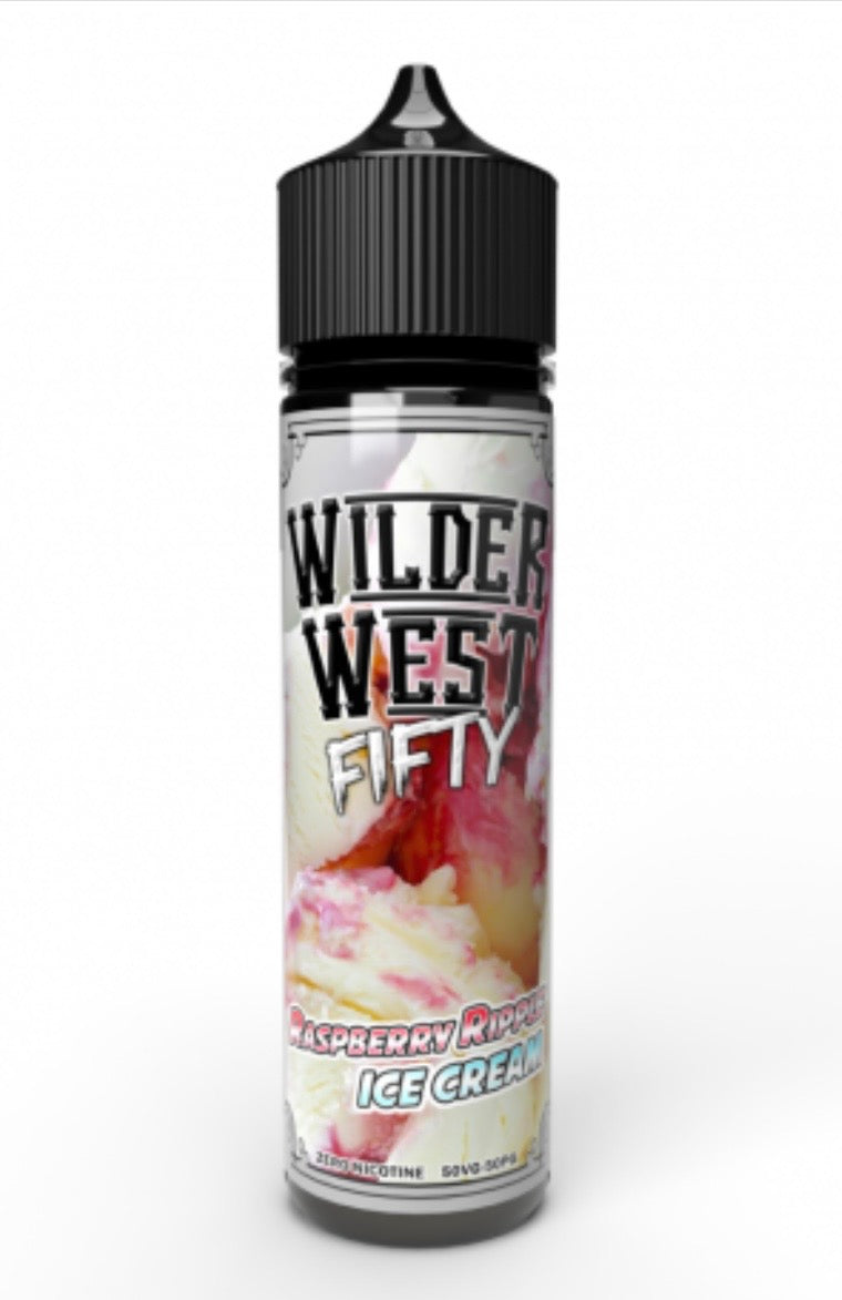 Wilder West Fifty Raspberry Ripple Ice Cream
