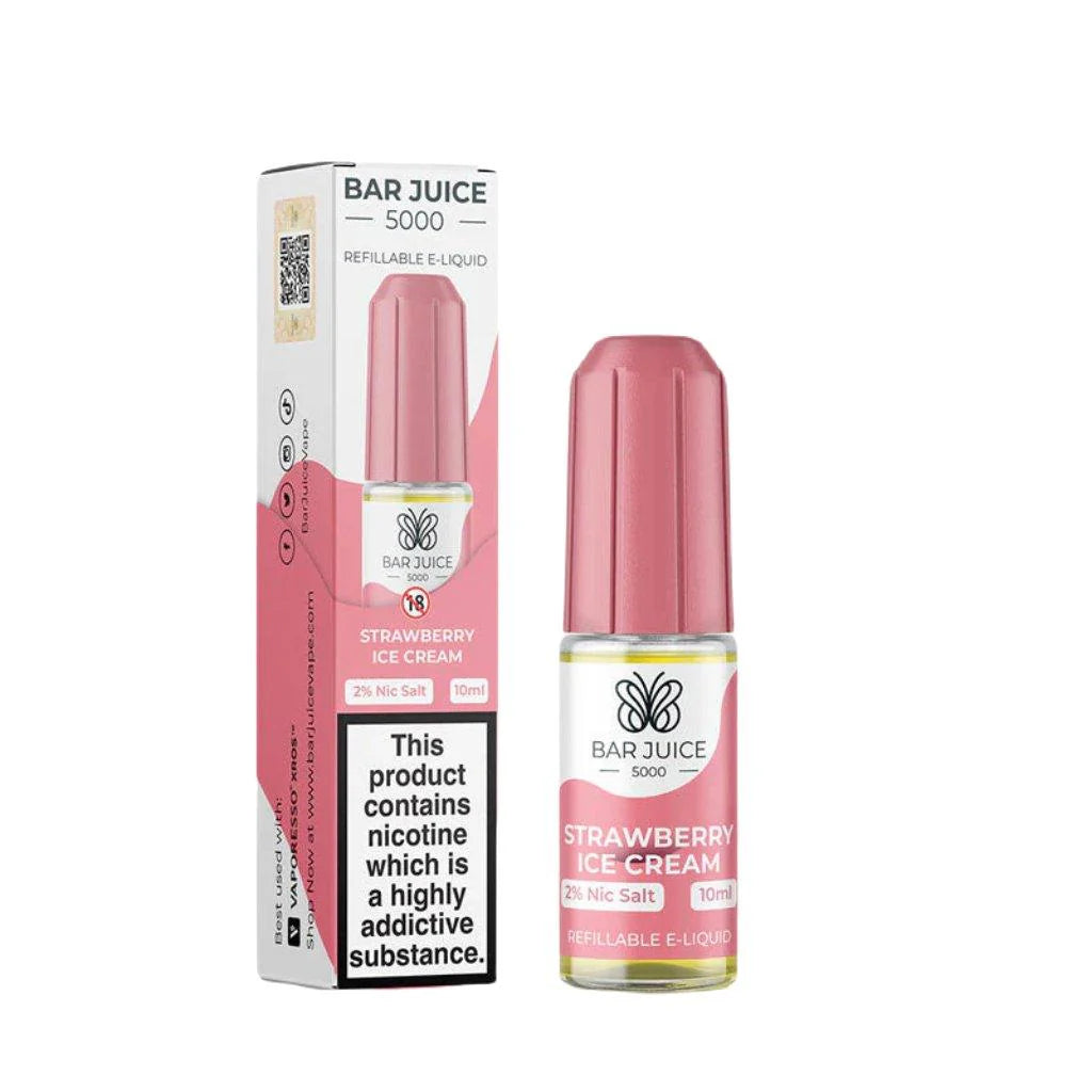 Bar Juice 5000 Nic Salt Strawberry Ice Cream