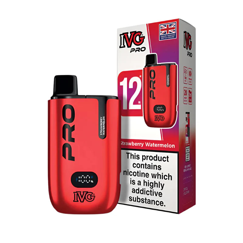 IVG Pro Legal 12K Big Puff Kit  Strawberry Watermelon