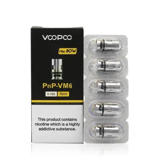 VOOPOO PNP REPLACEMENT COILS (5 PACK)